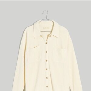 Madewell Waffle Knit Button-Up Shirt